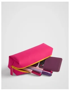 kikki.K Kolour Luxe Pouch in Raspberry