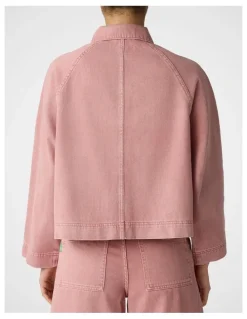 kikki.K Portside Denim Jacket in Rose