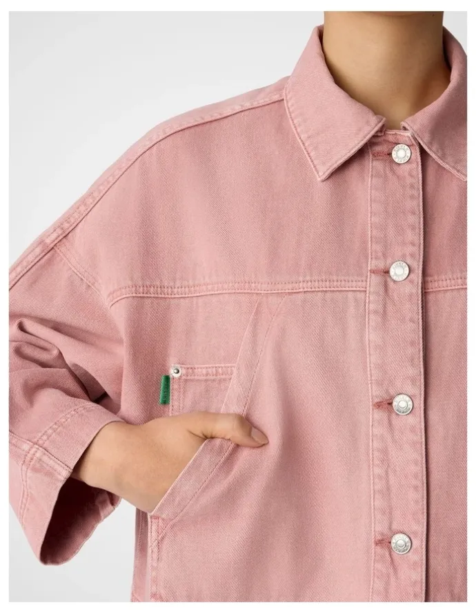 kikki.K Portside Denim Jacket in Rose