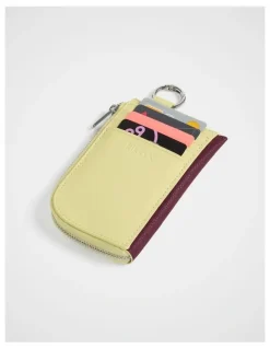 kikki.K Zip Card Wallet in Butter Plum