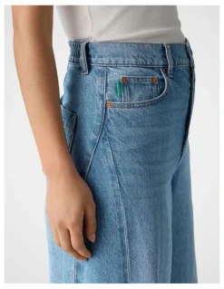 kikki.K Super Wide Leg Jean in Denim