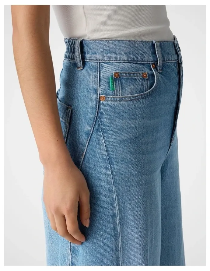 kikki.K Super Wide Leg Jean in Denim