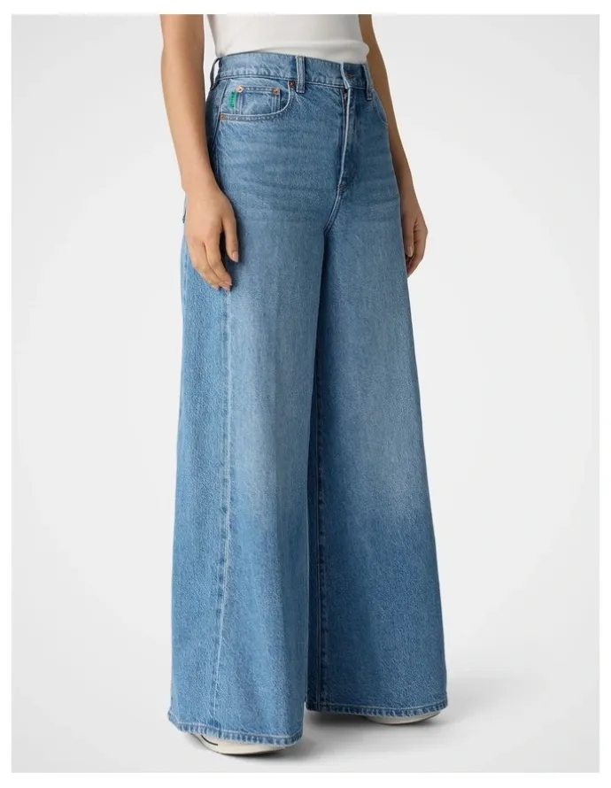 kikki.K Super Wide Leg Jean in Denim