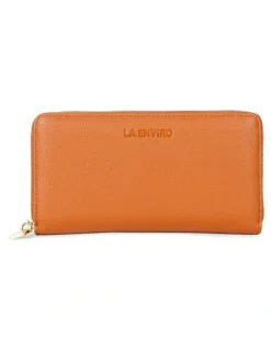 La Enviro Eva Vegan Wallet in Tan Brown