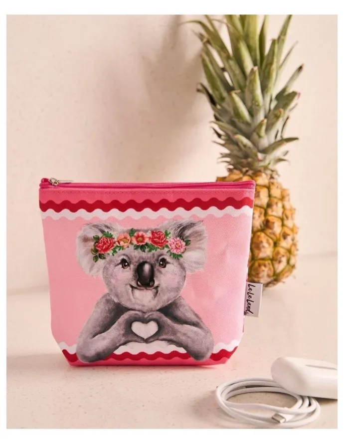 La La Land I Heart Koala Holiday Purse Barb in Multi