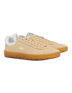 Lacoste Baseshot Suede Sneakers in Natural Gum