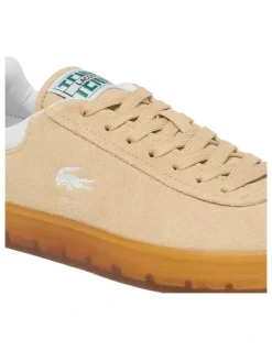 Lacoste Baseshot Suede Sneakers in Natural Gum