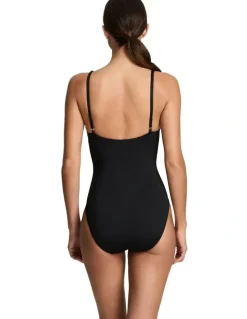 Lauren Ralph Lauren Beach Club V-Neck Shaping One Piece Swimsuit