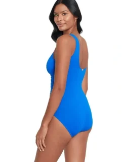 Lauren Ralph Lauren Beach Club Underwired Shaping Swimsuit in Royal Blue