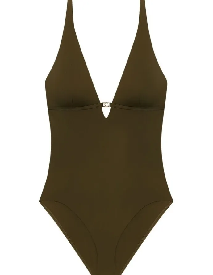 Lauren Ralph Lauren Beach Club Solids Tall Triangle One Piece