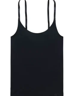 Lauren Ralph Lauren Luxe Smoothing Slim Fit Adjustable Strap Camisole in Black