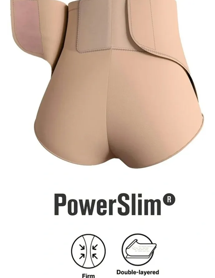 Leonisa Adjustable Postpartum Belly Wrap Brief in Beige