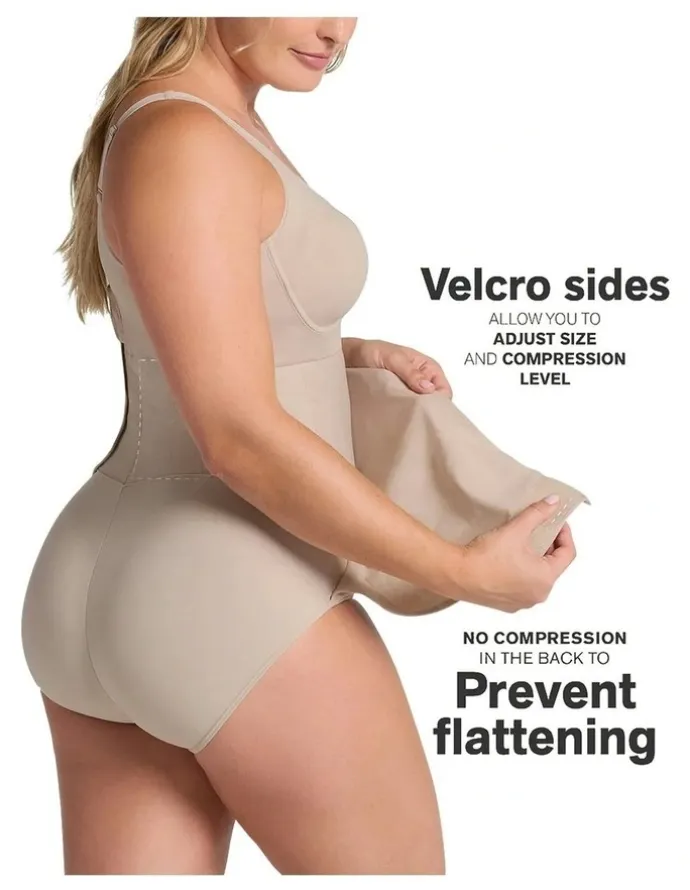 Leonisa Adjustable Postpartum Belly Wrap Brief in Beige