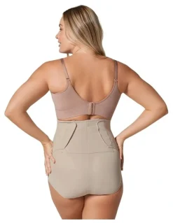 Leonisa Adjustable Postpartum Belly Wrap Brief in Beige
