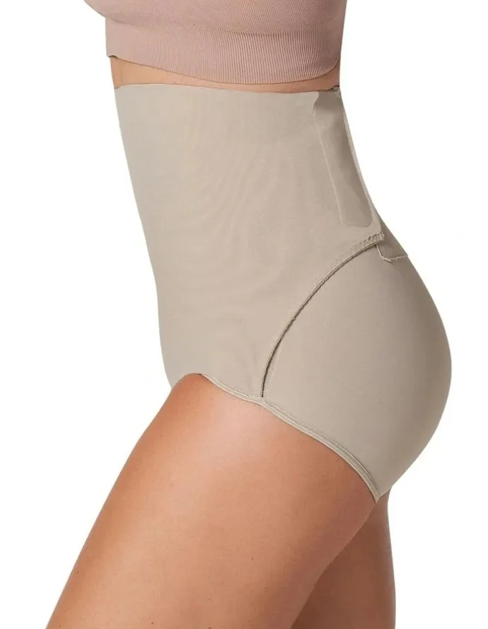 Leonisa Adjustable Postpartum Belly Wrap Brief in Beige