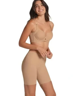 Leonisa AirLift Butt-Lifting Shapewear & Anti-Chafe Short in Golden Beige