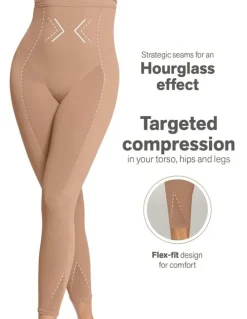 Leonisa Butt-Lifting Leggings in Brown