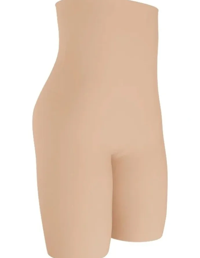 Leonisa ContourPro Extra High-Waist Seamless Shapewear Short in Golden Beige