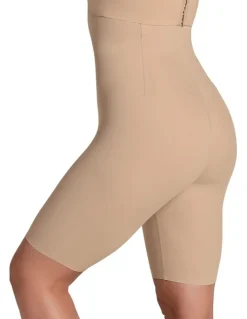Leonisa ContourPro Extra High-Waist Seamless Shapewear Short in Golden Beige