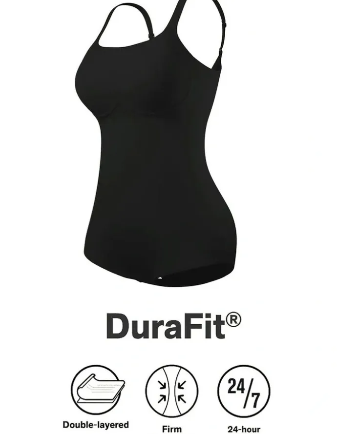 Leonisa Core Boldly Firm Tummy Control Shaping Bodysuit in Black
