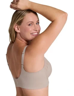 Leonisa Daily Side & Back Smoothing V Neck Wirefree Bra