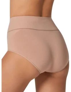 Leonisa High-Waisted Classic Shaping Tummy Control Brief in Beige