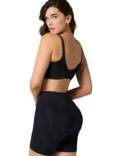 Leonisa InvisiLift Seamless Butt-Lift Anti-Chafe Short in Black