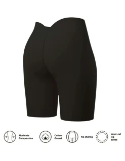 Leonisa InvisiPlunge Undetectable Low Back Shapewear Shorts in Black