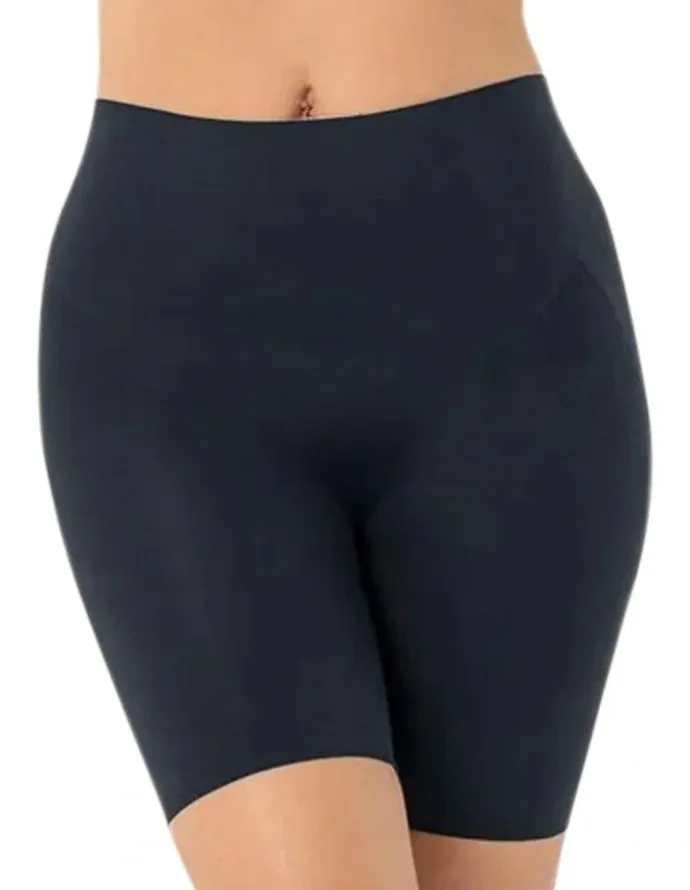 Leonisa InvisiPlunge Undetectable Low Back Shapewear Shorts in Black