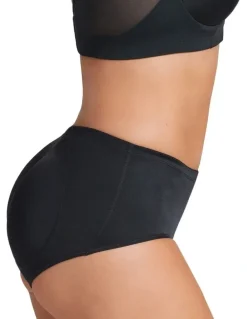 Leonisa Magic Padded Instant Booty Lifting Brief in Black
