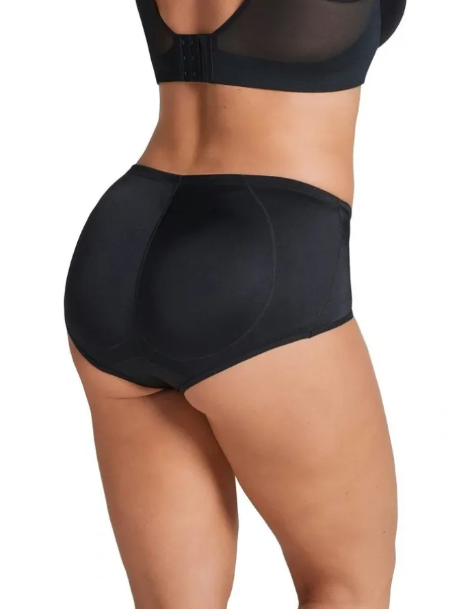 Leonisa Magic Padded Instant Booty Lifting Brief in Black