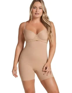 Leonisa On Target Firm Tummy Control Body Shaper Short in Nude