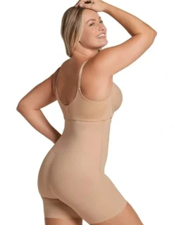 Leonisa On Target Firm Tummy Control Body Shaper Short in Nude