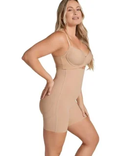 Leonisa On Target Firm Tummy Control Body Shaper Short in Nude