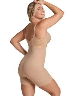 Leonisa On Target Firm Tummy Control Body Shaper Short in Nude