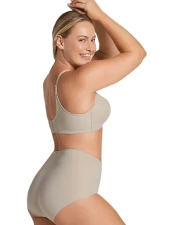 Leonisa Perfect Fit Seamless High Waist Shaping Brief in Beige