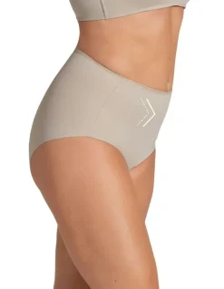 Leonisa Perfect Fit Seamless High Waist Shaping Brief in Beige