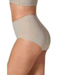 Leonisa Perfect Fit Seamless High Waist Shaping Brief in Beige
