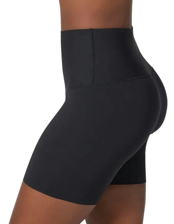 Leonisa PowerShorts Tummy Control & Anti-Chafe Shorts in Black