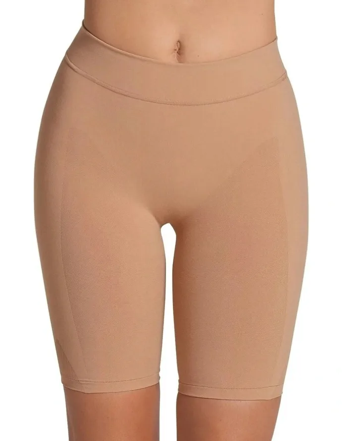 Leonisa Smart Shape Well-Rounded Butt Lift Shaping Shorts in Soft Natural