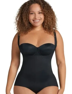 Leonisa SmartCore Low Back Classic Sculpting Cupless Body Shaper in Black