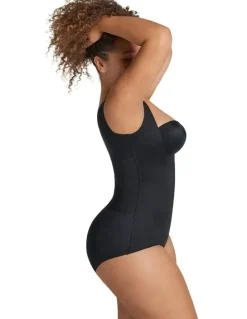 Leonisa SmartCore Low Back Classic Sculpting Cupless Body Shaper in Black