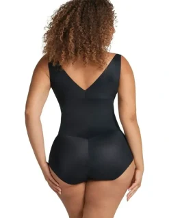 Leonisa SmartCore Low Back Classic Sculpting Cupless Body Shaper in Black