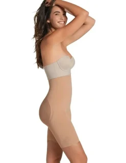 Leonisa SmartShape Extra-High Waist Thigh & Tummy Control Short in Natural