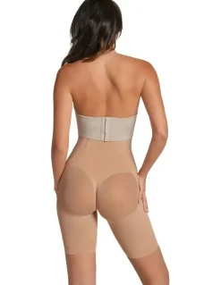 Leonisa SmartShape Extra-High Waist Thigh & Tummy Control Short in Natural