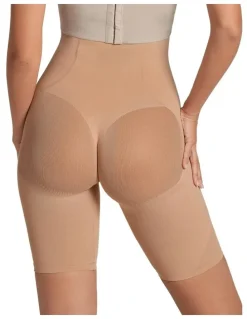 Leonisa SmartShape Extra-High Waist Thigh & Tummy Control Short in Natural