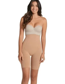 Leonisa SmartShape Extra-High Waist Thigh & Tummy Control Short in Natural