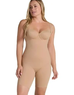 Leonisa Total Smooth Cupless Full Body Shaper in Golden Beige
