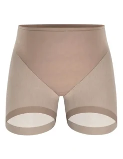 Leonisa Truly Undetectable Sheer Tummy Control Short in Brown
