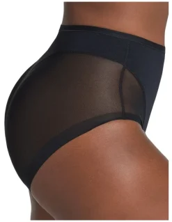 Leonisa Truly Undetectable Comfy Sheer Shaping Brief in Black